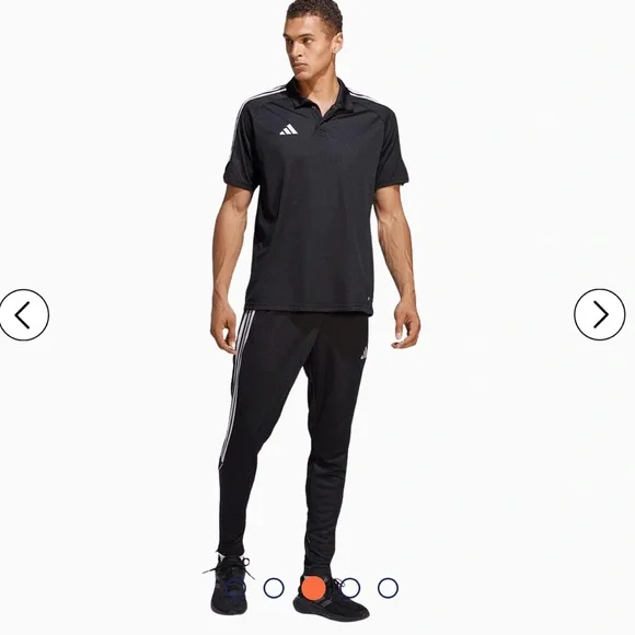 Adidas Tiro 23 League Pants | Men’s Black | Slim Fit Soccer Track Pants - Picture 4 of 11